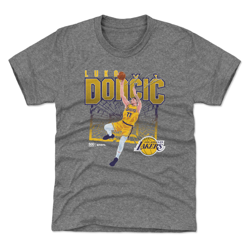 Luka Doncic Los Angeles Lakers Shattered WHT