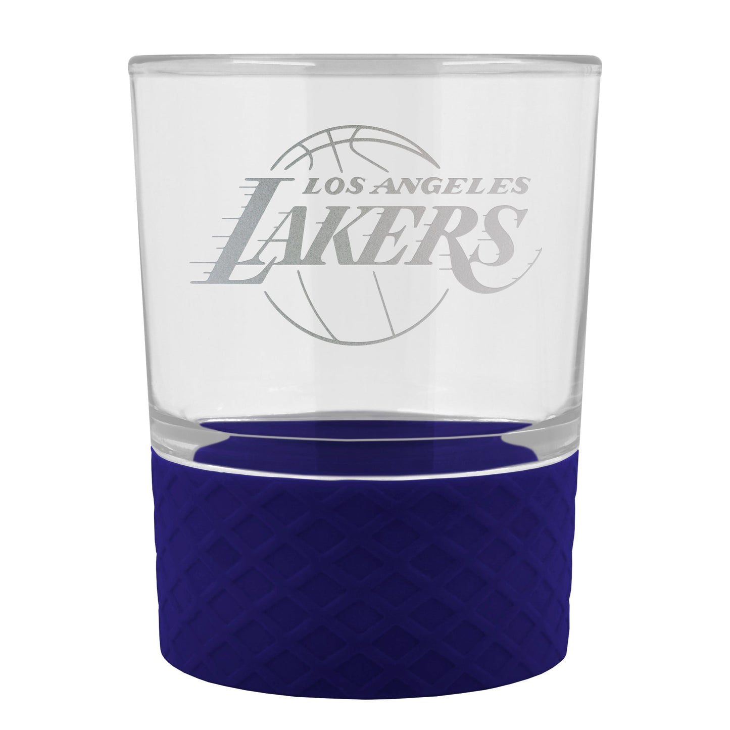 Los Angeles Lakers 14 oz COMMISSIONER Rocks Glass