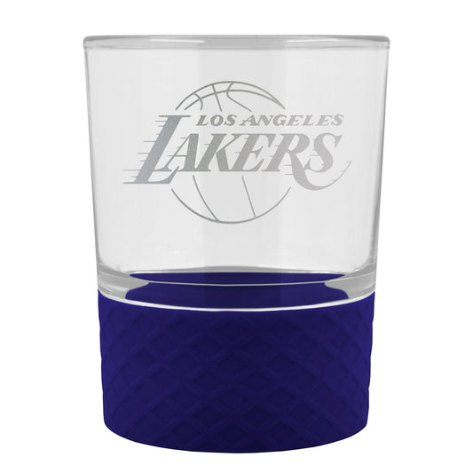 Los Angeles Lakers 14 oz COMMISSIONER Rocks Glass