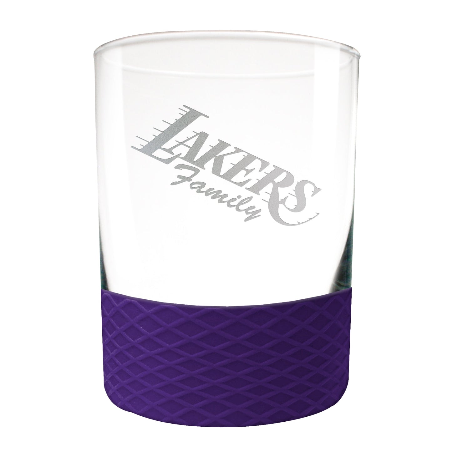 Los Angeles Lakers 14 oz COMMISSIONER Rocks Glass