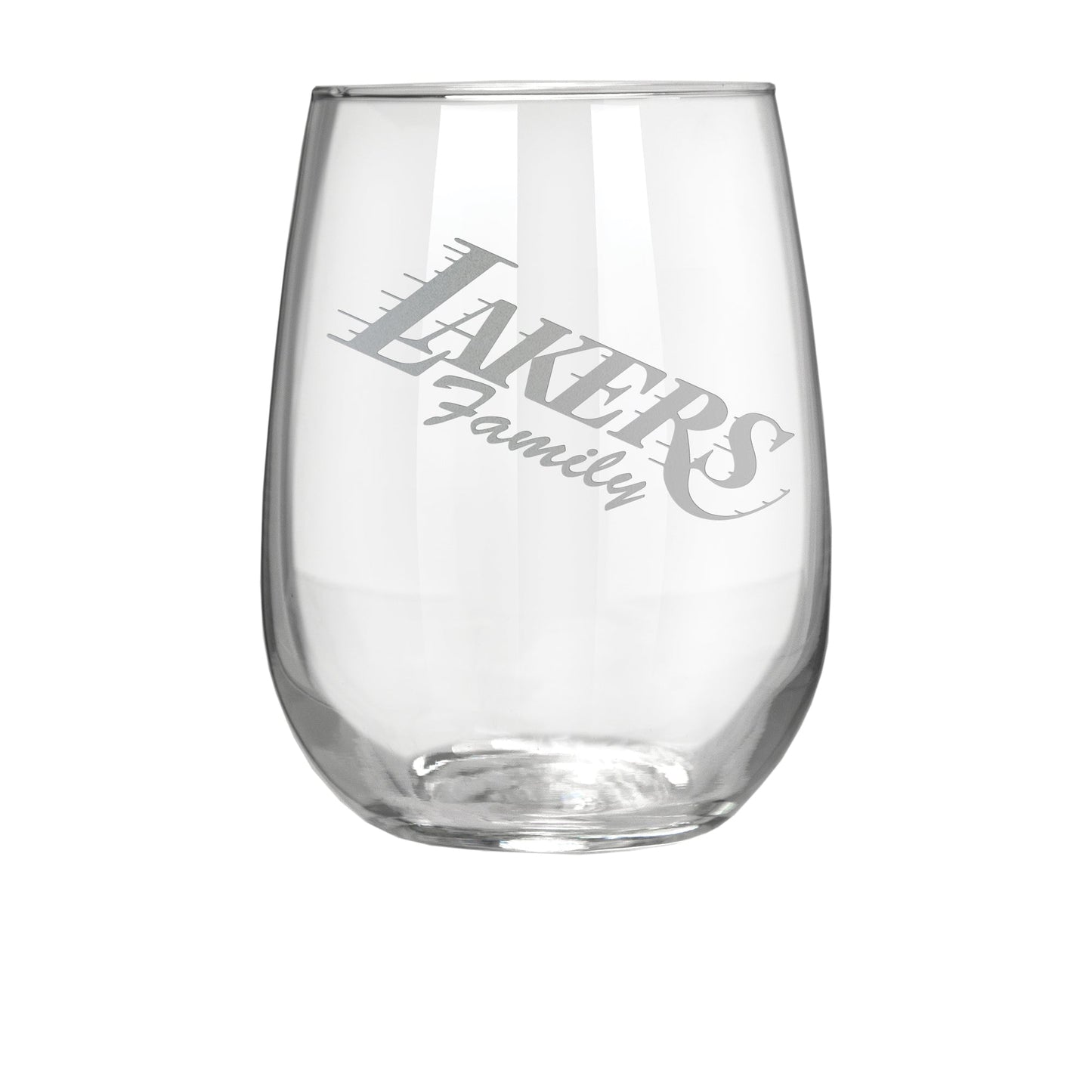 Los Angeles Lakers 17 oz. Stemless Wine Glass