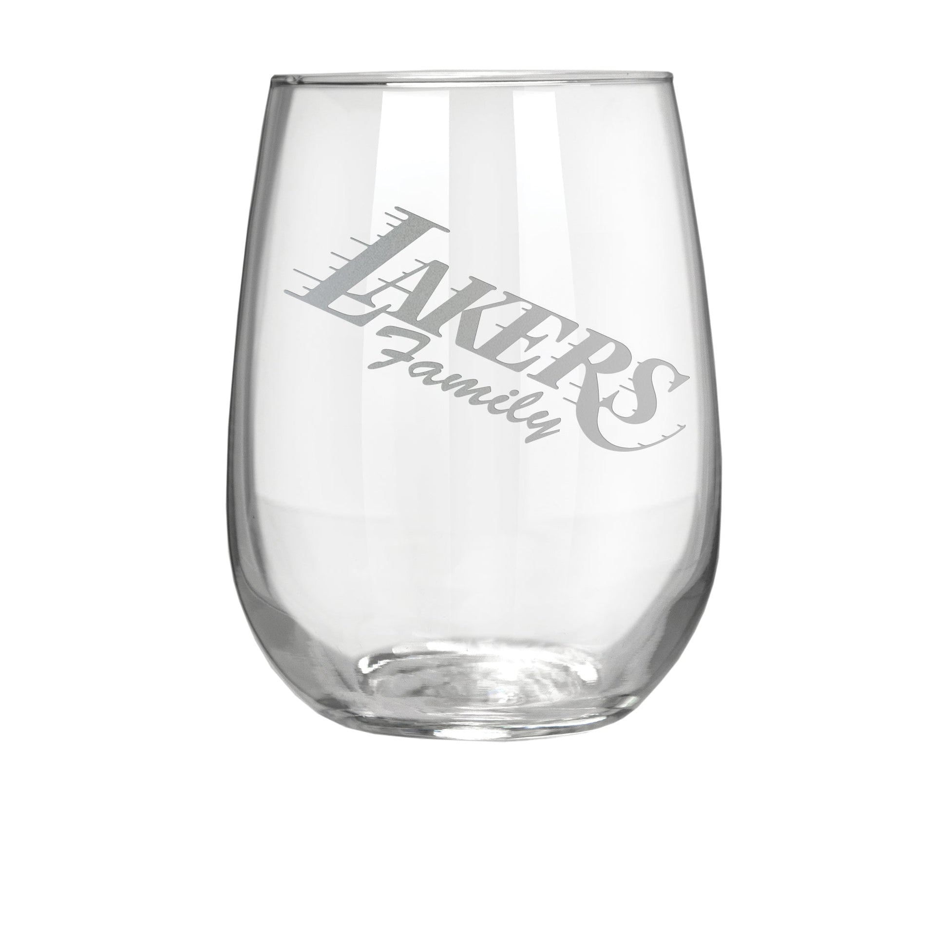 Los Angeles Lakers 17 oz. Stemless Wine Glass