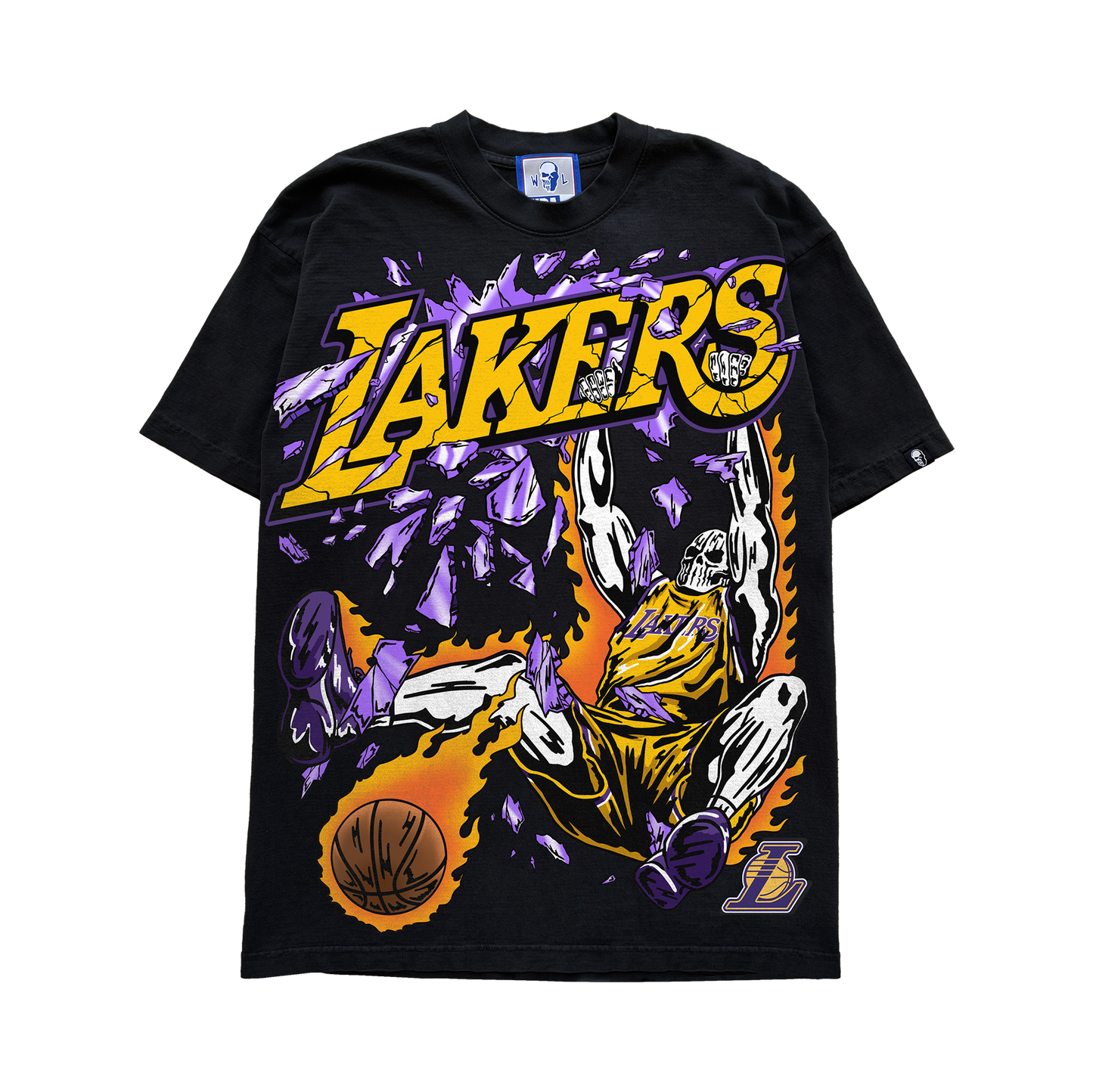 Lakers x Warren Lotas Slam Dunk Short Sleeve Tee