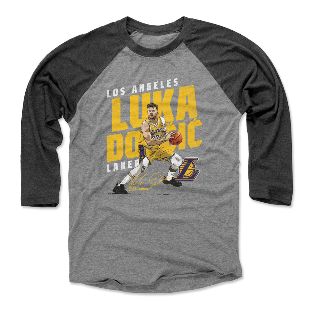 Luka Doncic Los Angeles Lakers Slant WHT