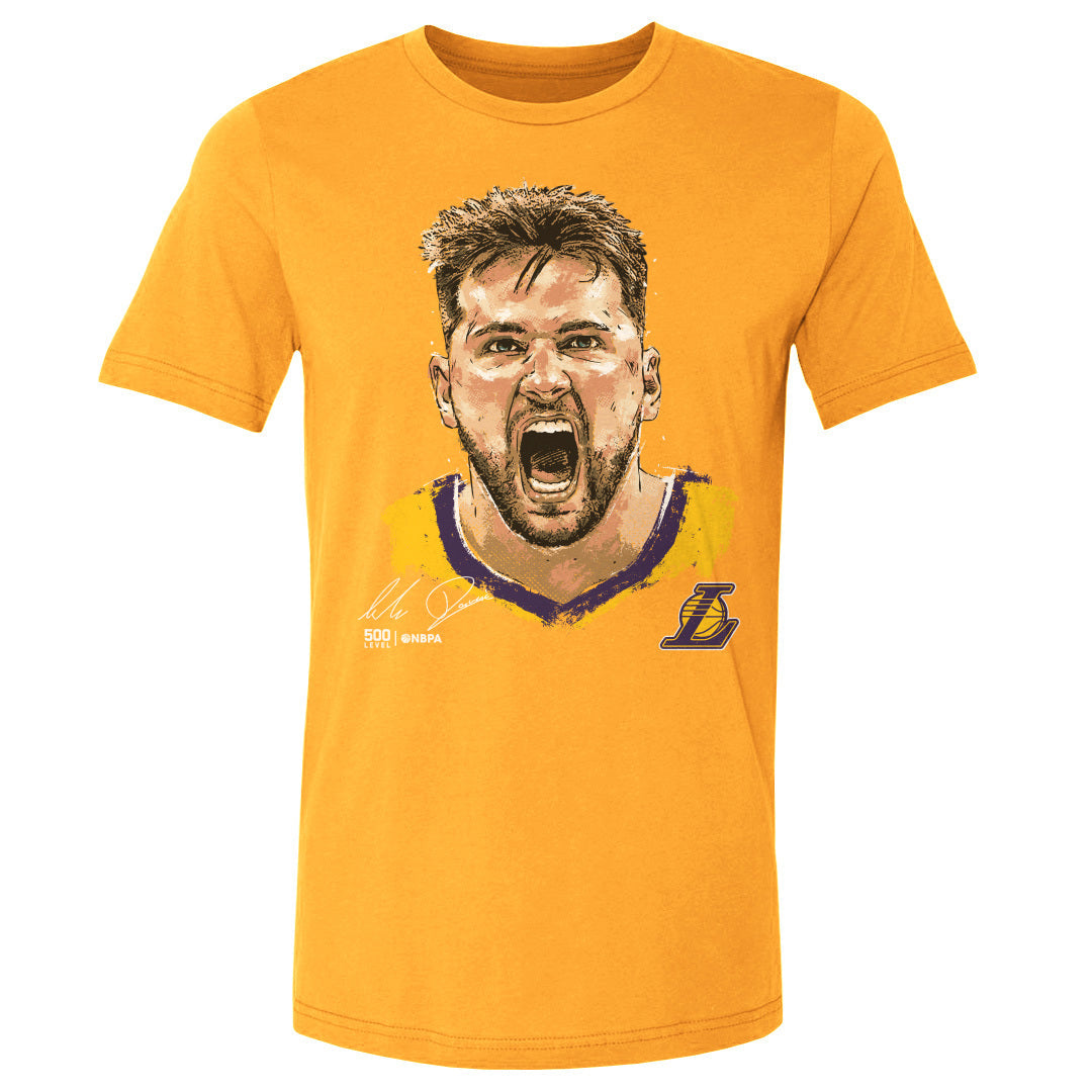 Luka Doncic Los Angeles Lakers Scream WHT