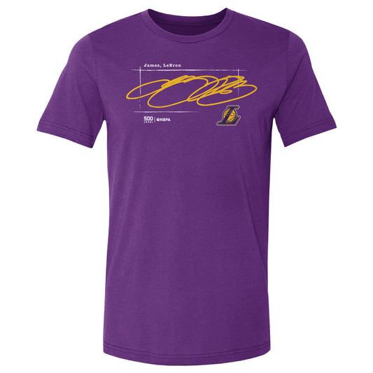LeBron James Los Angeles Lakers Signature WHT
