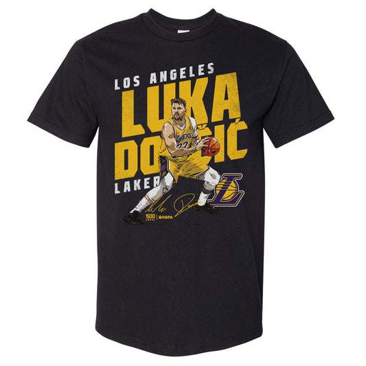 Luka Doncic Los Angeles Lakers Slant WHT