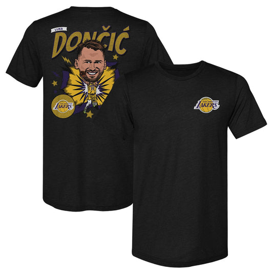 Luka Doncic Los Angeles Lakers Caricature F&B WHT