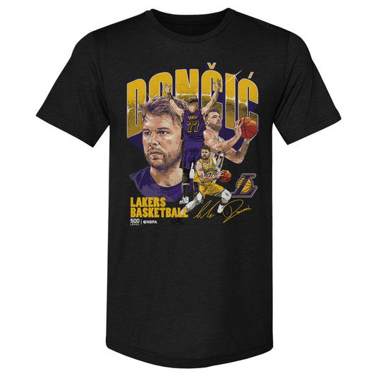 Luka Doncic Los Angeles Lakers Collage WHT