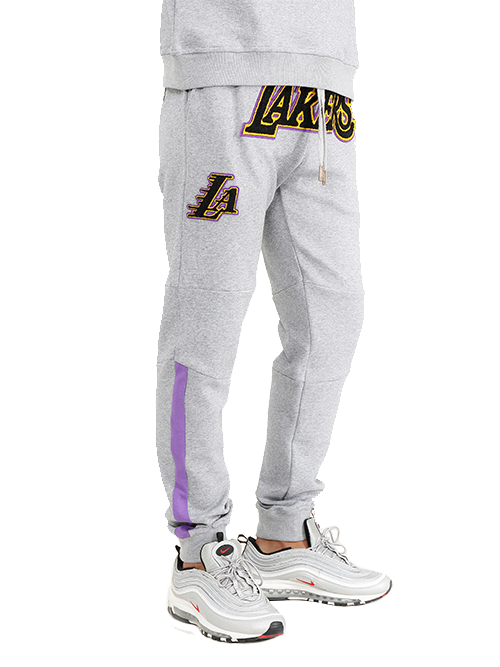 Los Angeles Lakers Wordmark Cotton Double Knit Joggers