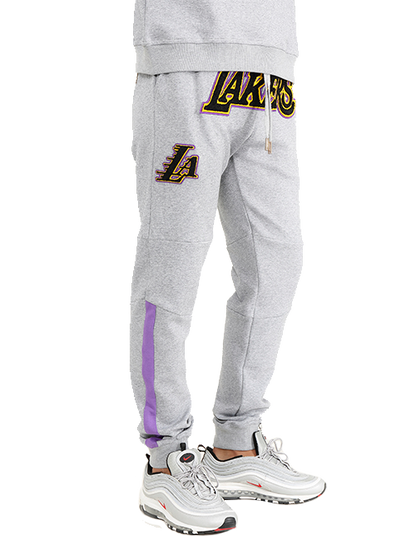 Los Angeles Lakers Wordmark Cotton Double Knit Joggers
