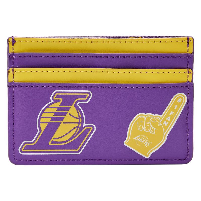 LAKERS LOUNGEFLY PATCH ICONS CARD WALLET