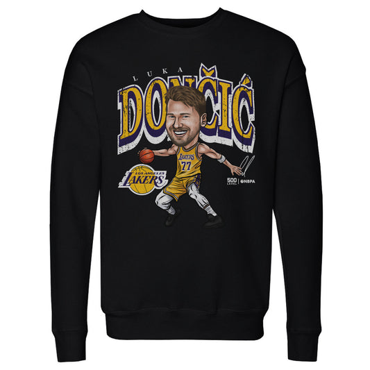 Luka Doncic Los Angeles Lakers Cartoon WHT