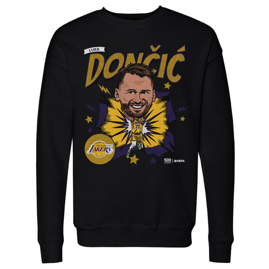 Luka Doncic Los Angeles Lakers Caricature WHT