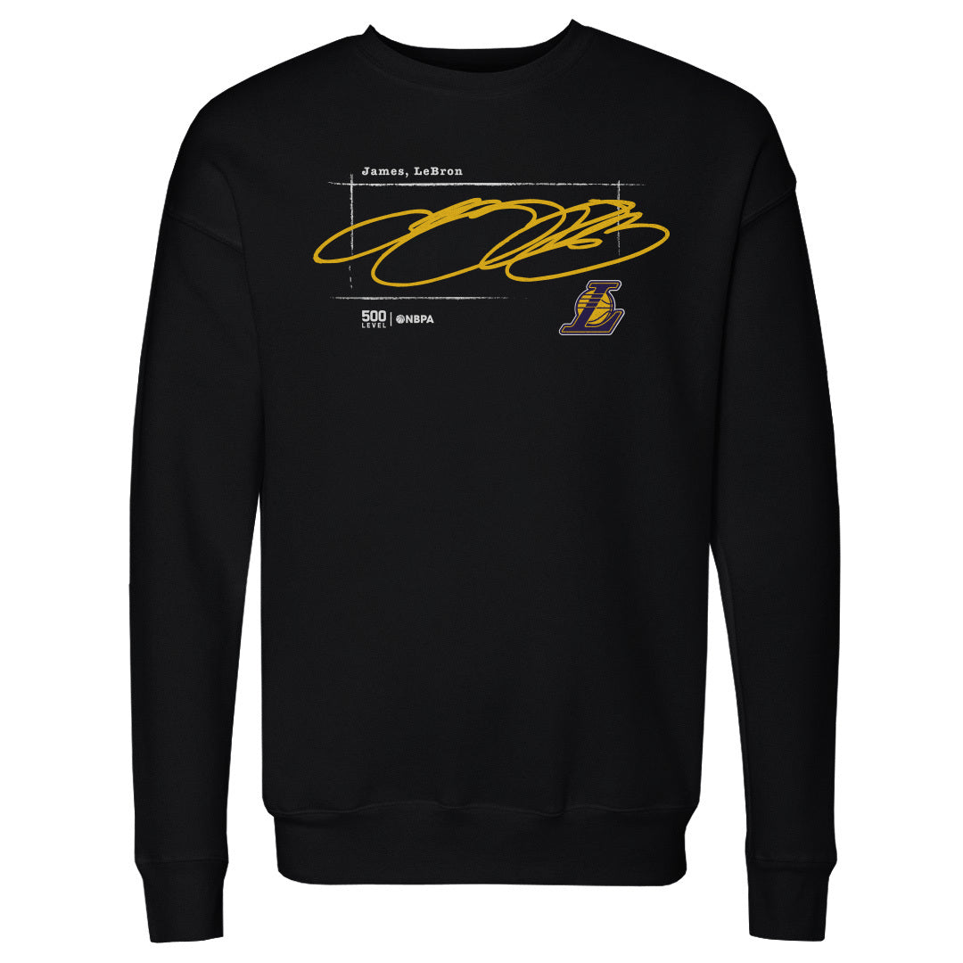 LeBron James Los Angeles Lakers Signature WHT