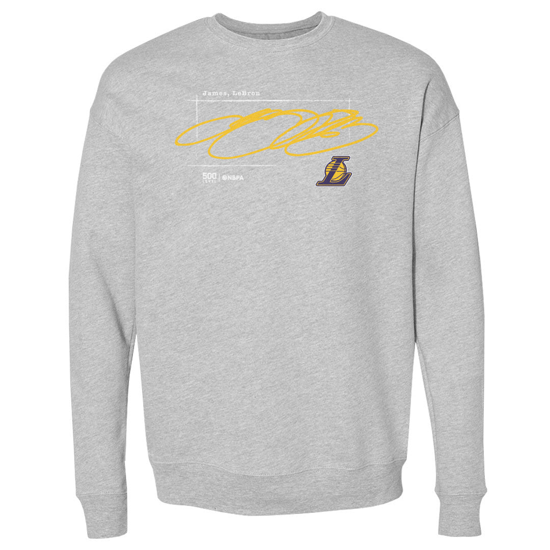 LeBron James Los Angeles Lakers Signature WHT