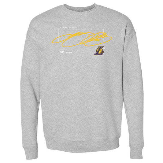 LeBron James Los Angeles Lakers Signature WHT