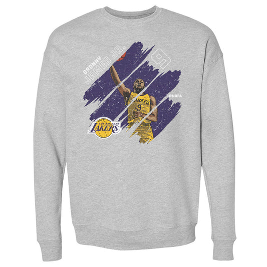 Bronny James Jr. Los Angeles Lakers Stripes WHT