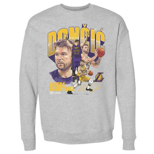 Luka Doncic Los Angeles Lakers Collage WHT