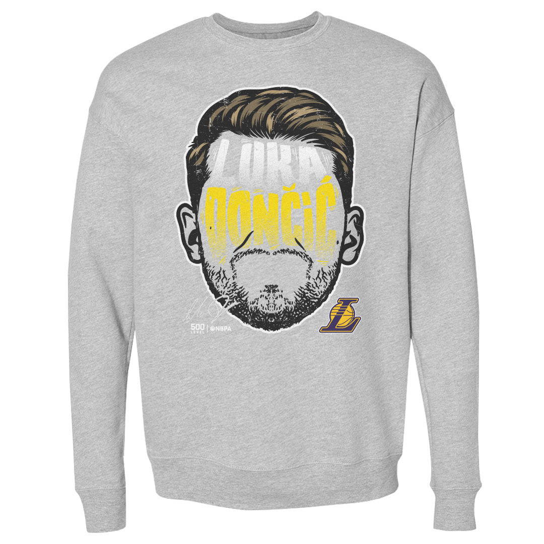 Luka Doncic Los Angeles Lakers Player Silhouette WHT