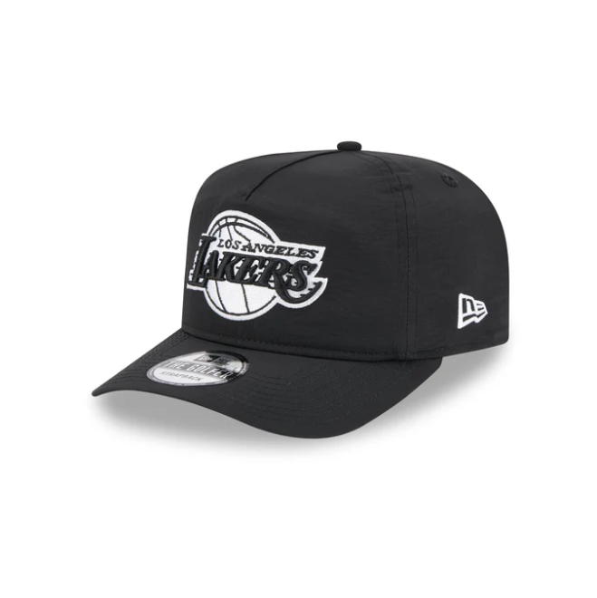 Lakers Everyday Nylon Golfer Black Adjustable Hat