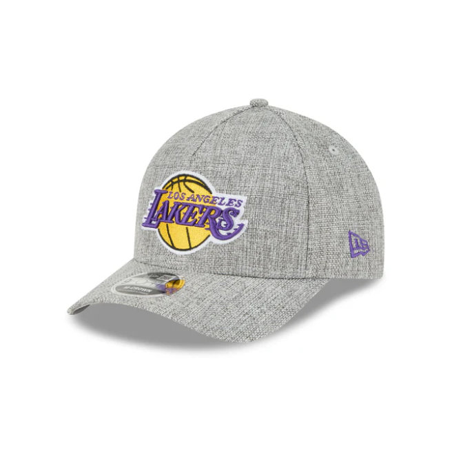 Lakers 940 Cotton Weave Gray Snapback Hat