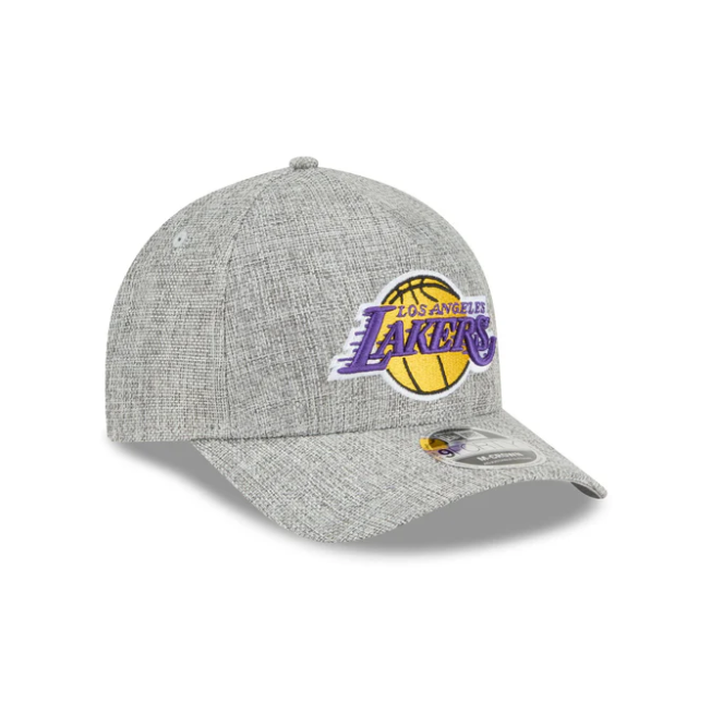 Lakers 940 Cotton Weave Gray Snapback Hat