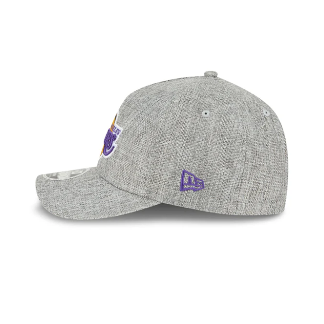 Lakers 940 Cotton Weave Gray Snapback Hat