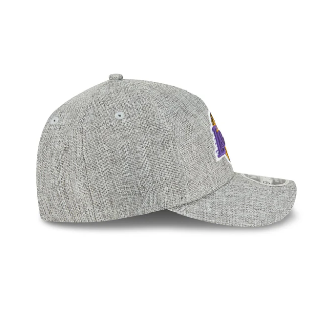 Lakers 940 Cotton Weave Gray Snapback Hat