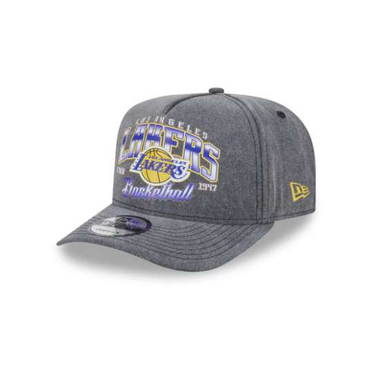 Lakers 950AF Throwback Washed Snapback Hat
