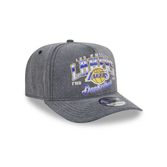 Lakers 950AF Throwback Washed Snapback Hat