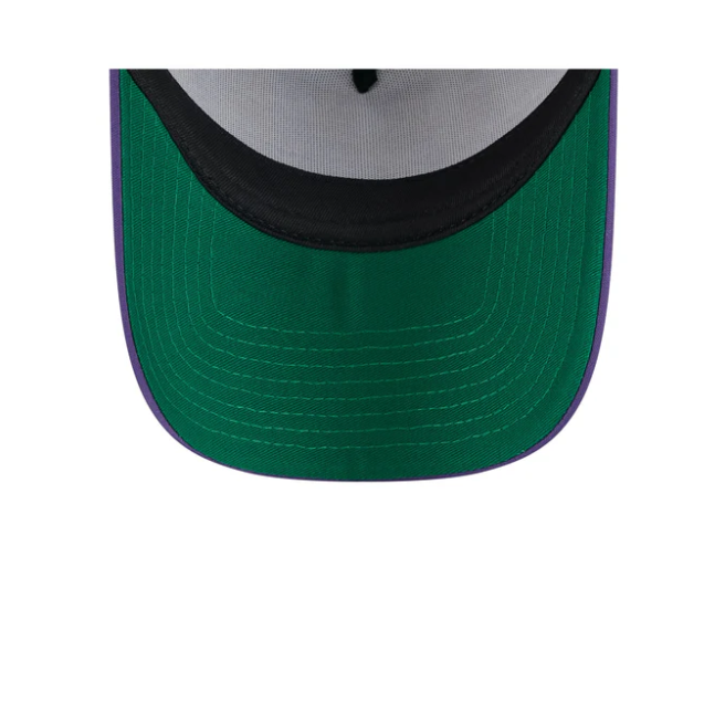 Lakers 940AF Distressed Throwback Snapback Hat