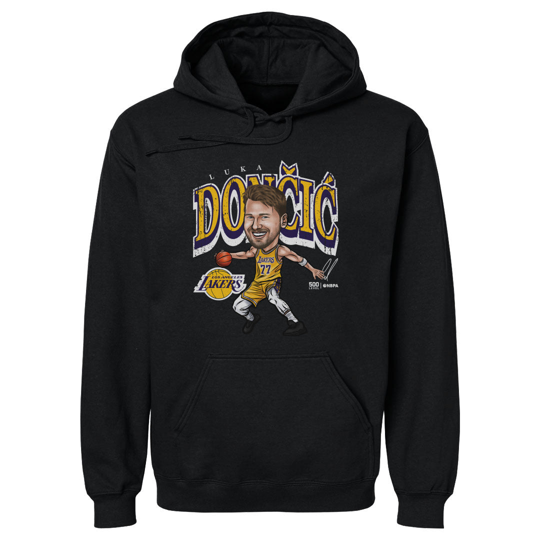 Luka Doncic Los Angeles Lakers Cartoon WHT