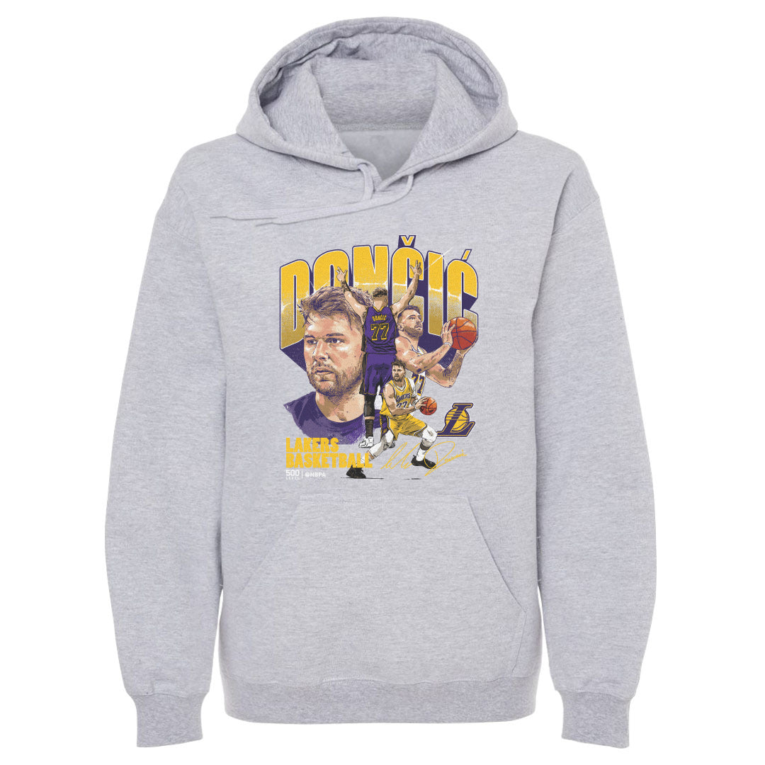 Luka Doncic Los Angeles Lakers Collage WHT