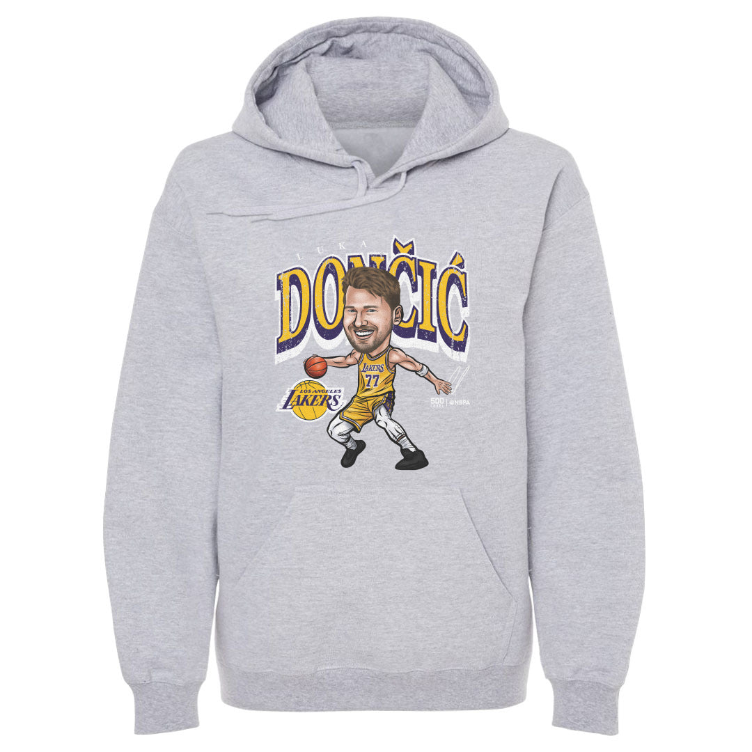 Luka Doncic Los Angeles Lakers Cartoon WHT