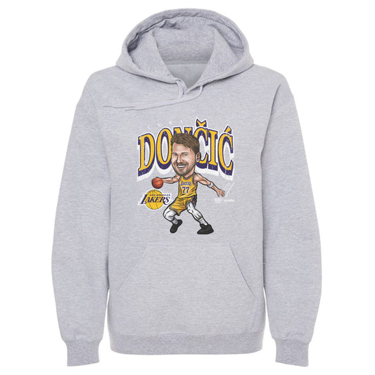 Luka Doncic Los Angeles Lakers Cartoon WHT