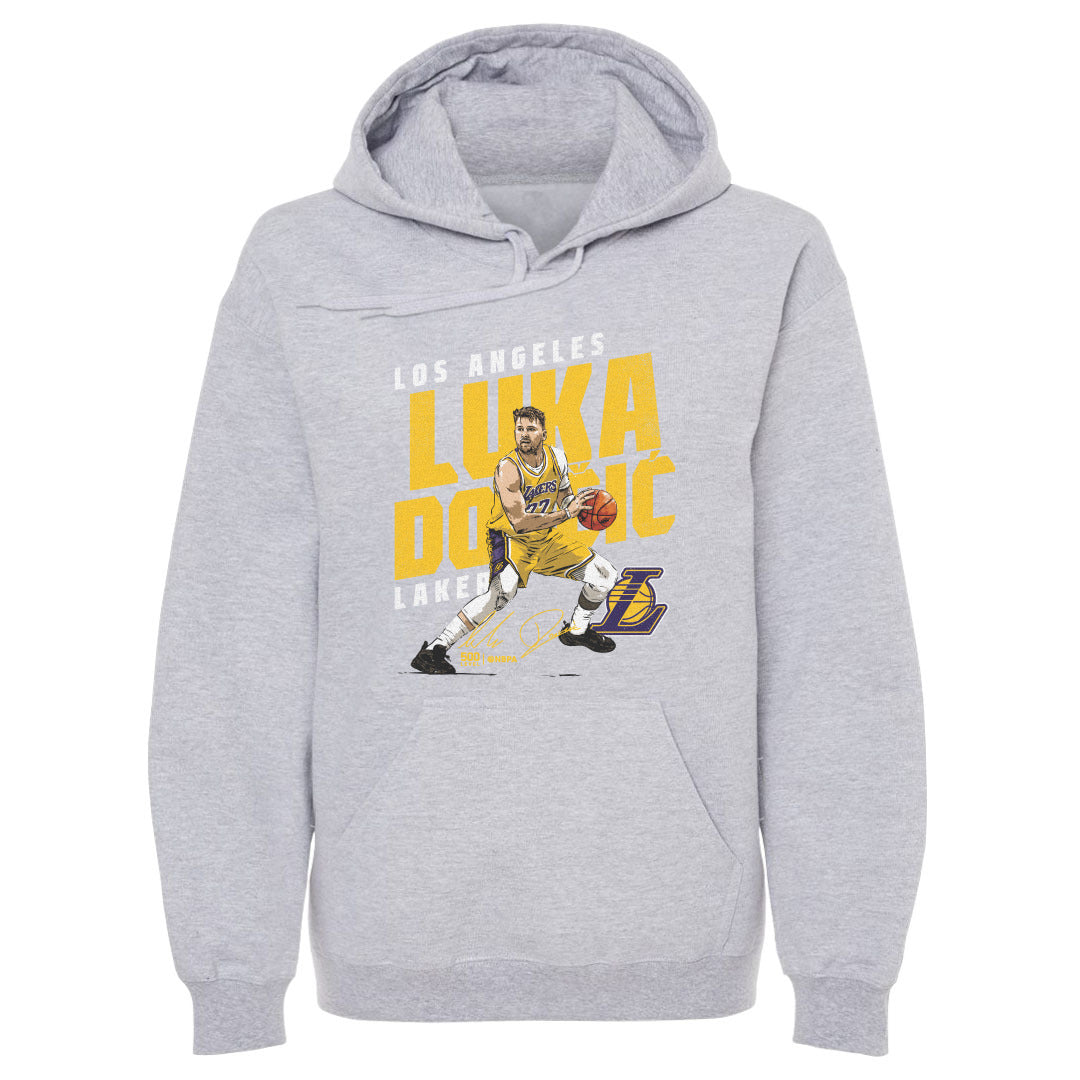 Luka Doncic Los Angeles Lakers Slant WHT