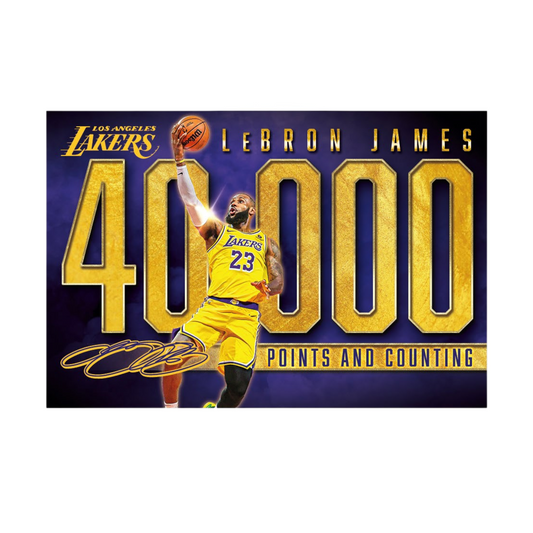 Lakers James 40k And Count Magnet