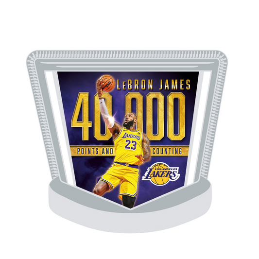 Lakers James 40k And Count Pin