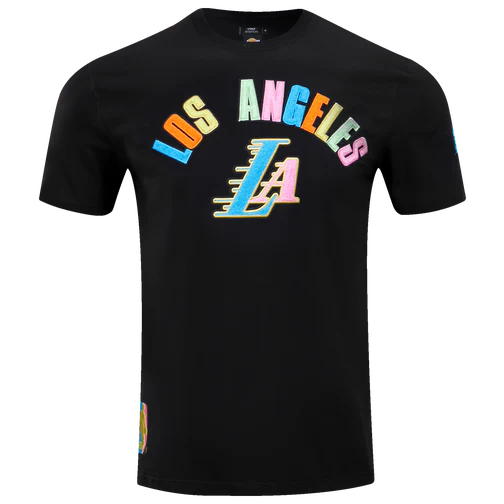 Los Angeles Lakers Washed Neon SS Tee