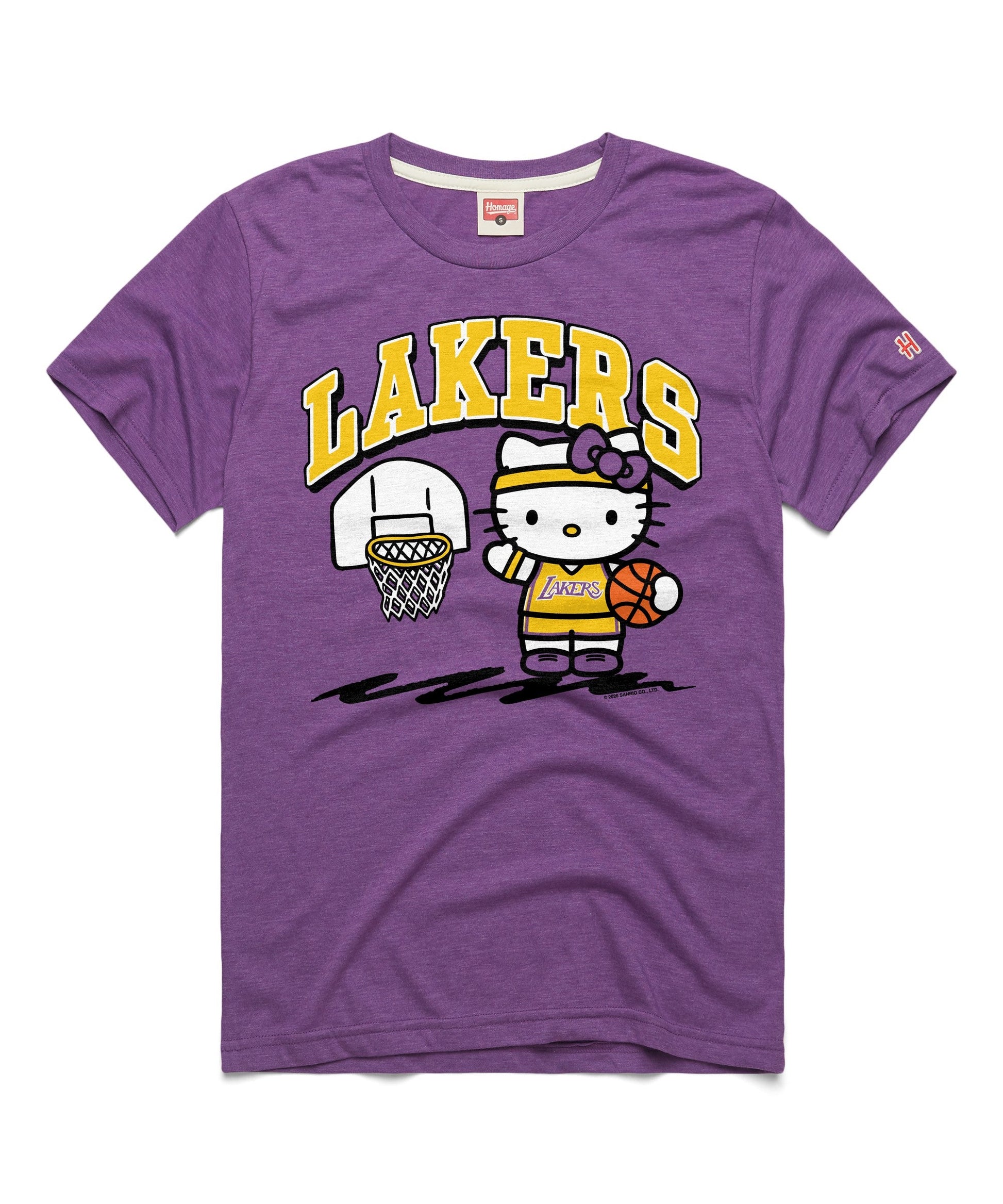 Lakers x Hello Kitty Hoop SS Tee