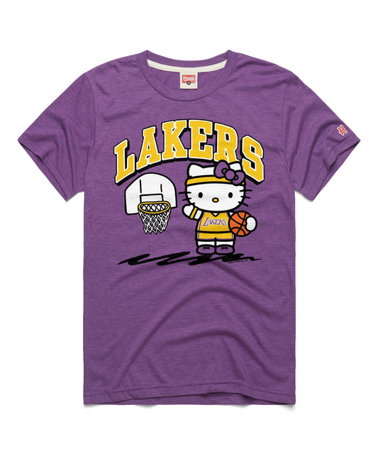 Lakers x Hello Kitty Hoop SS Tee