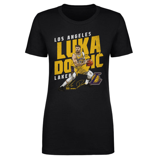 Luka Doncic Los Angeles Lakers Slant WHT
