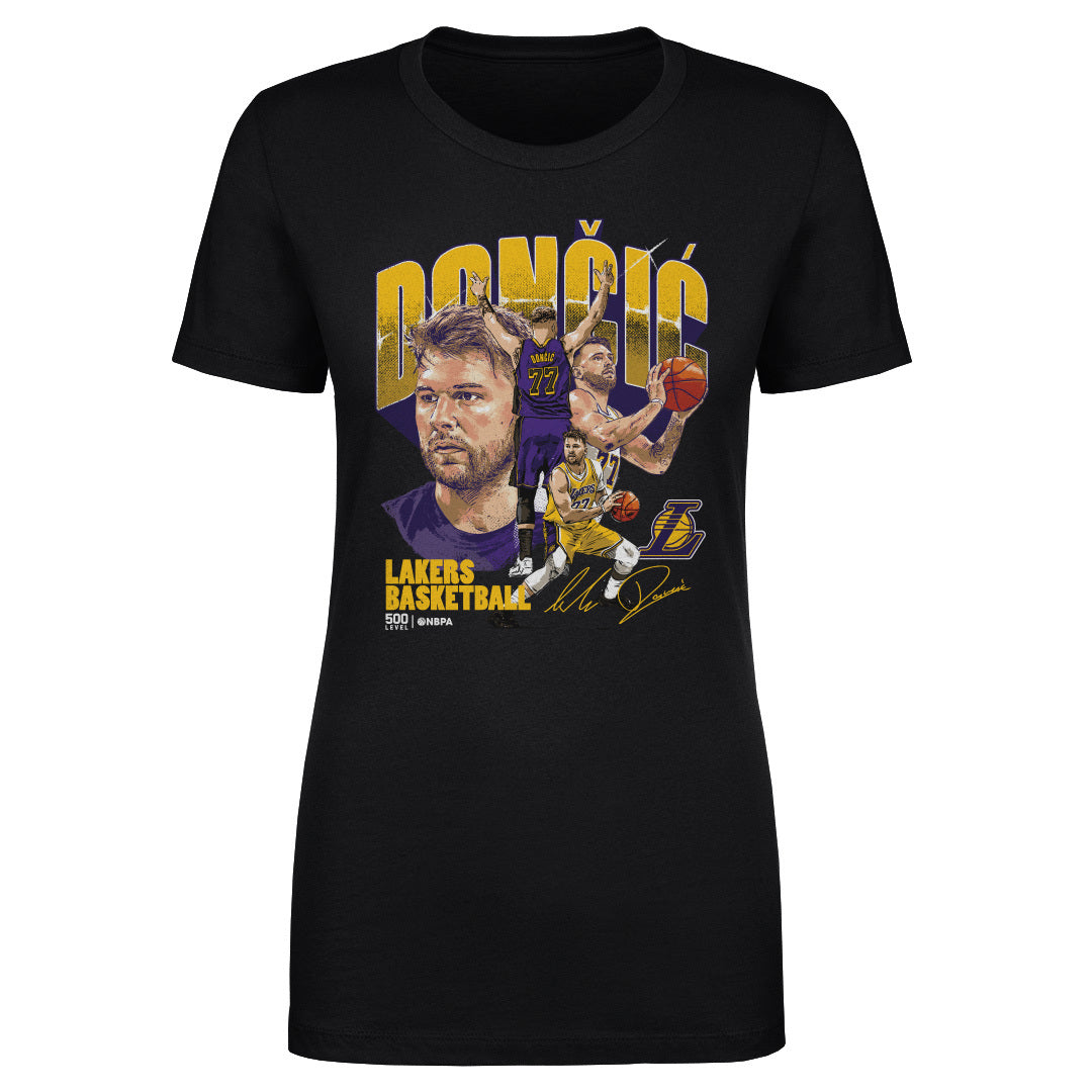 Luka Doncic Los Angeles Lakers Collage WHT