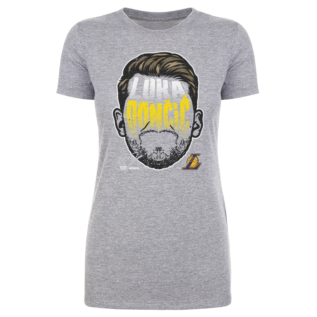 Luka Doncic Los Angeles Lakers Player Silhouette WHT
