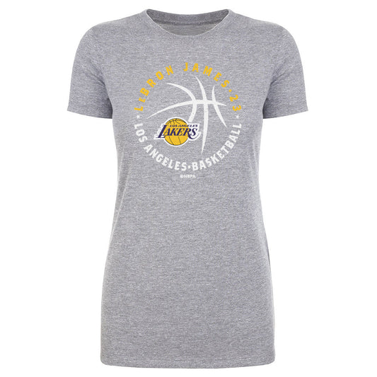 LeBron James Los Angeles Lakers Player Ball WHT