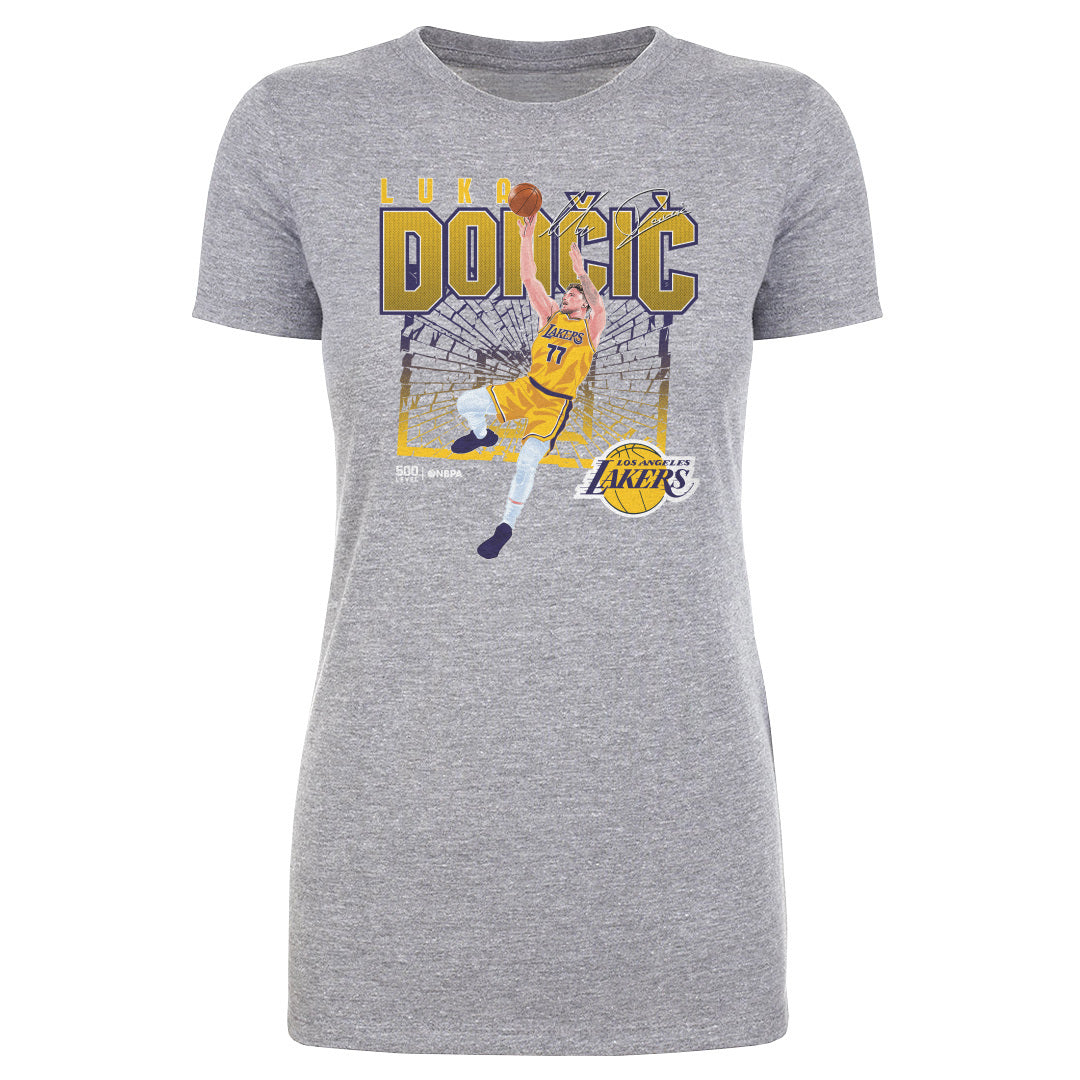 Luka Doncic Los Angeles Lakers Shattered WHT
