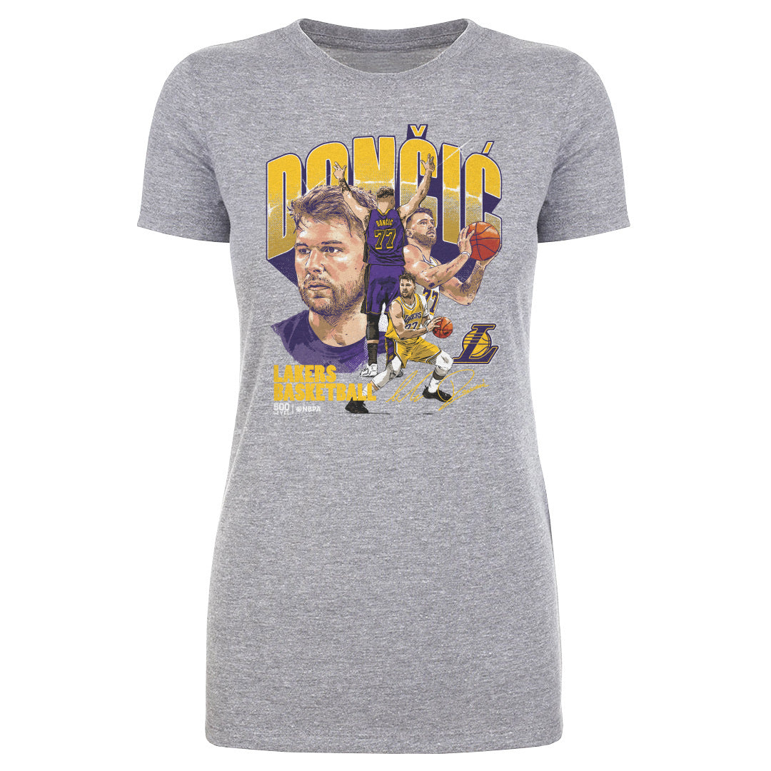 Luka Doncic Los Angeles Lakers Collage WHT