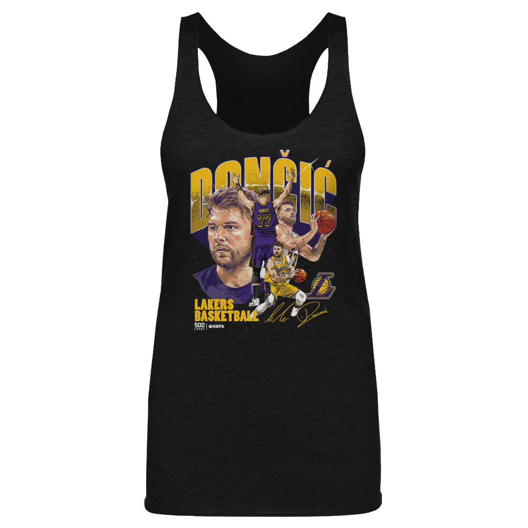 Luka Doncic Los Angeles Lakers Collage WHT