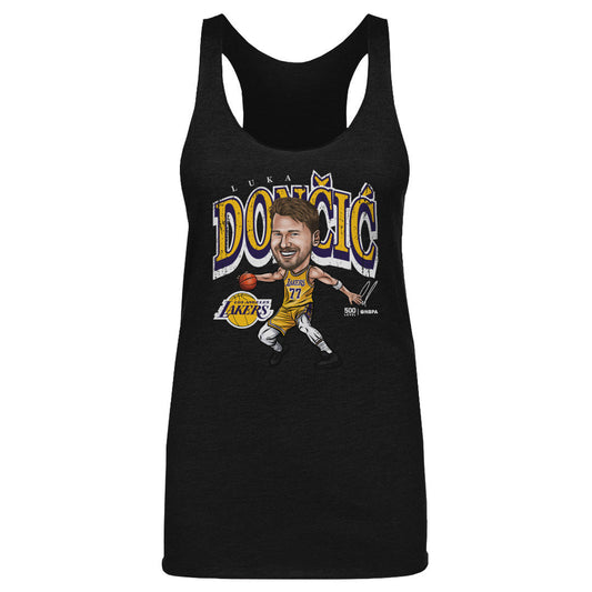 Luka Doncic Los Angeles Lakers Cartoon WHT